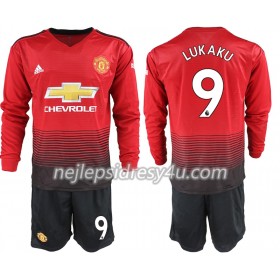 Fotbalový Dres Manchester United LUKAKU 9 Dětské Domácí 2018/19 Dlouhý Rukáv